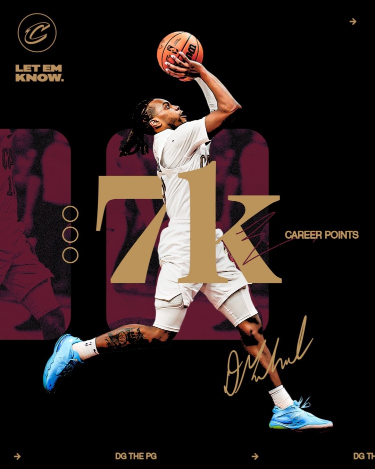  未來可期！加蘭騎士生涯得分達到7000分 隊史第11位！